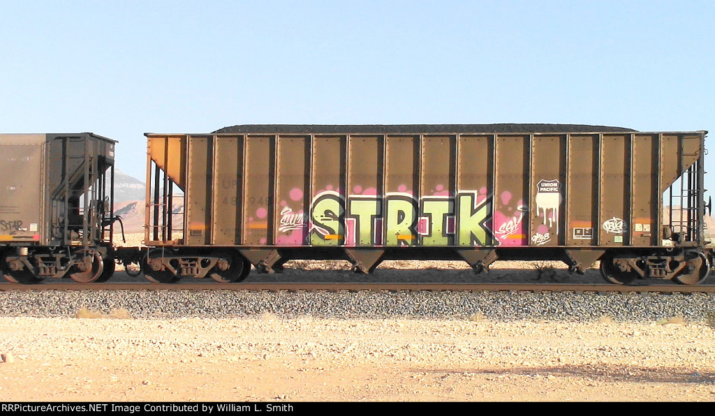 WB Loaded Coal Hooper Frt at Erie NV W-Pshr -51